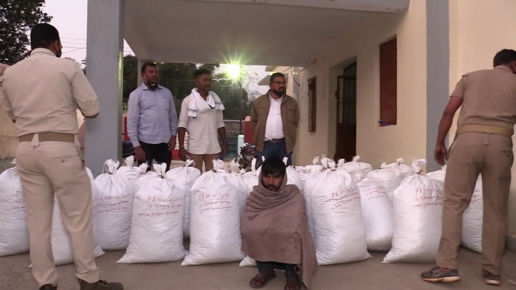 6 quintals 65kg Cannabis Seized