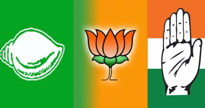 BJD-BJP-Congress