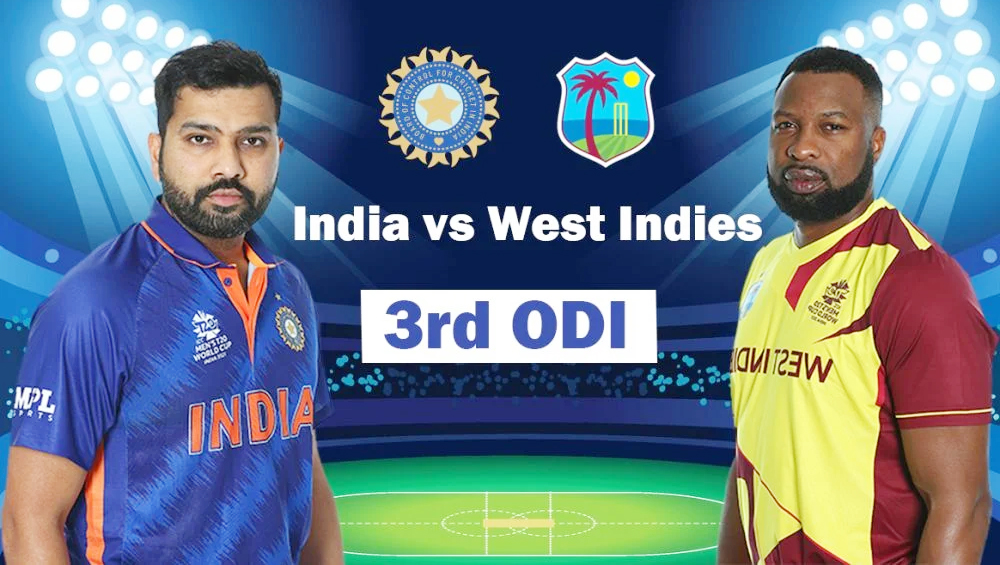 India vs West Indies 3rd ODI