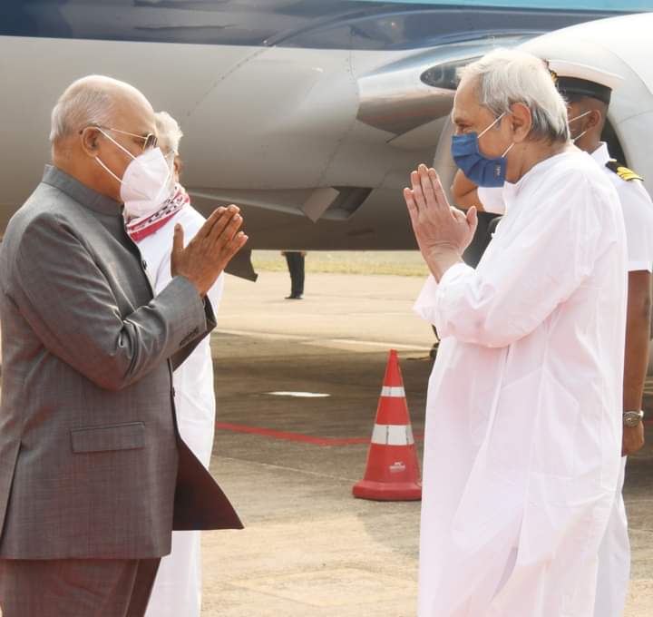 President on a visit to Odisha