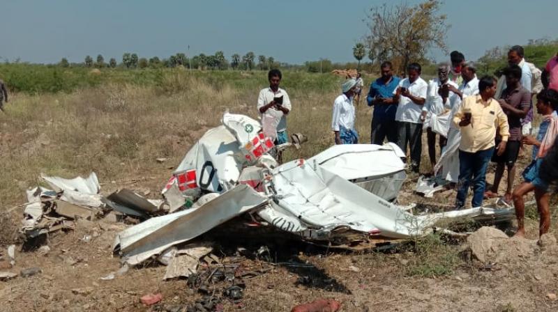 Training Chopper Crashes In Telangana’s Nalgonda, 2 Killed