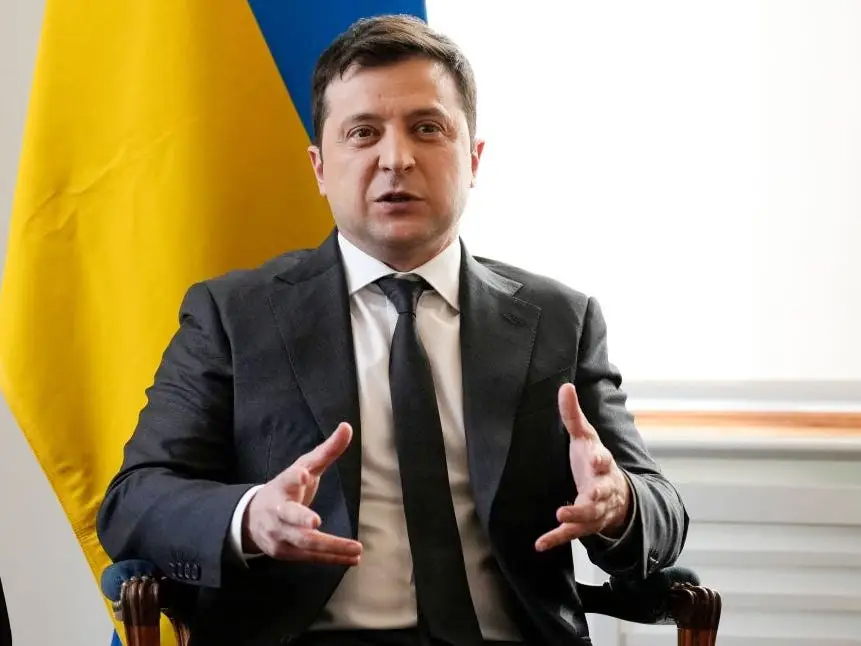 Ukrainian President Volodymyr Zelensky