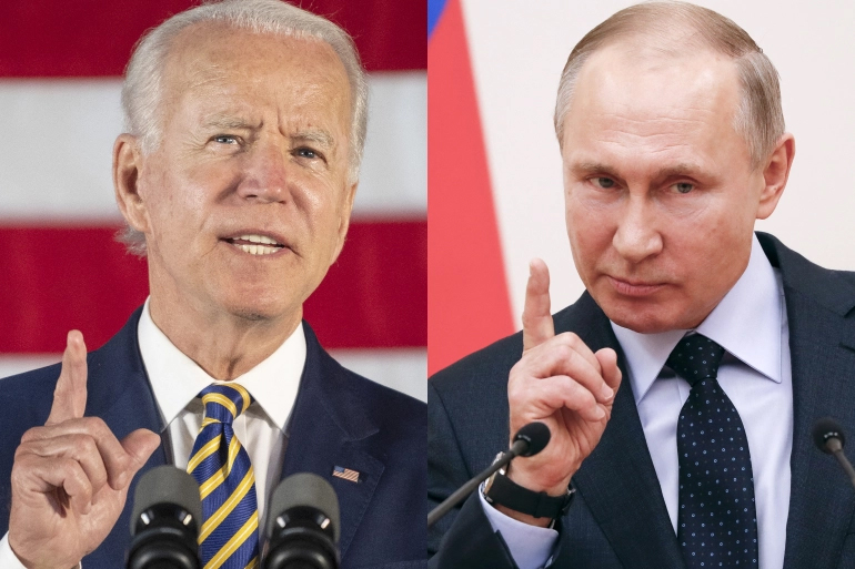 Vladimir Putin vs Joe Biden