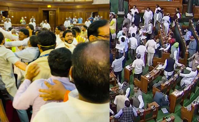 BJP & TMC Legislator Clash