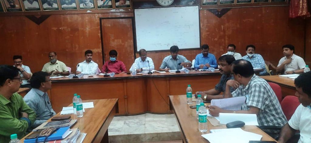 Photo on Review meeting by RDC-CD in Balasore