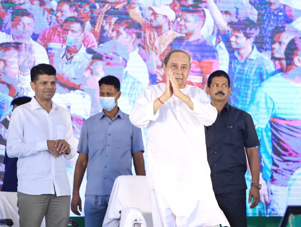 CM Naveen-Patnaik at Mayurbhanj