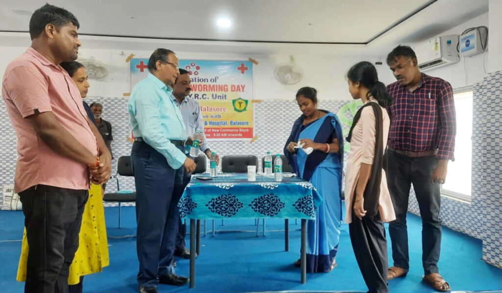 National Deworming Day observed Fakir Mohan Junior College