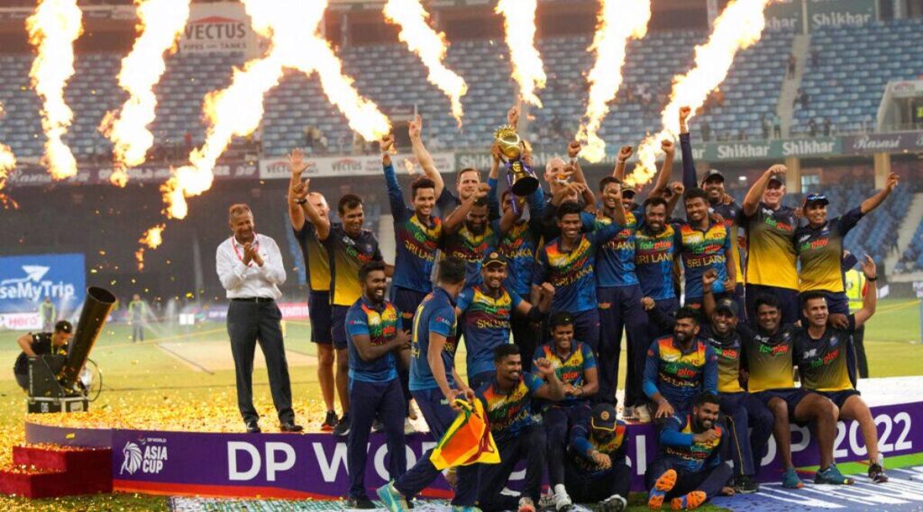 Sri Lanka Won Asia Cup Trophy