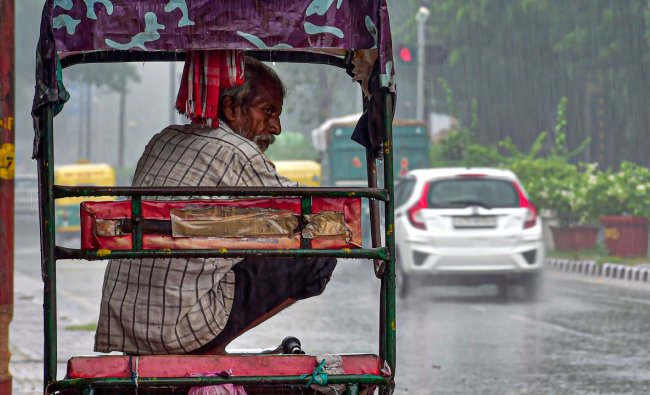 Delhi Drenched Heavy Rain