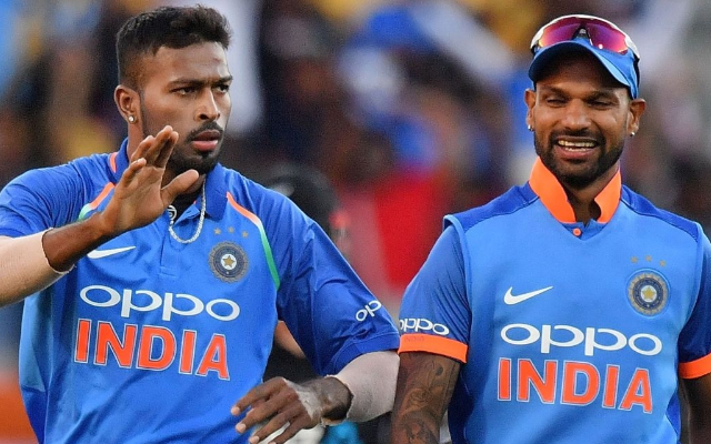 Hardik Pandya & Sikhar Dhawan