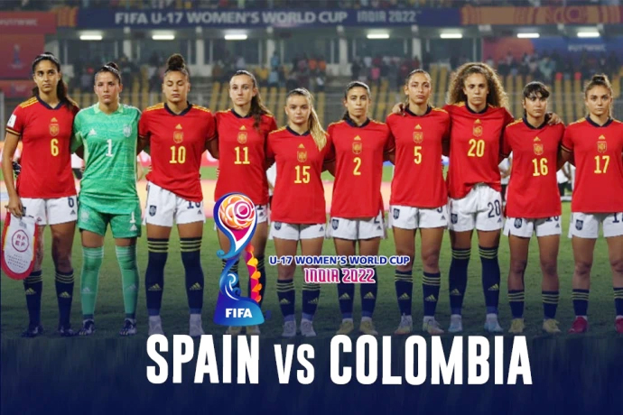 Under-17 FIFA Womens World Cup Final Match Spain vs Colombia