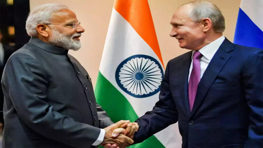 Prime Minister Modi spoke to President Putin over phone