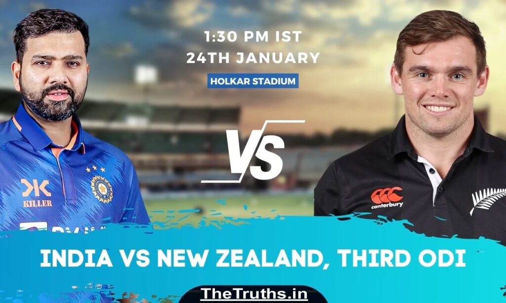 India vs New Zealand Third ODI