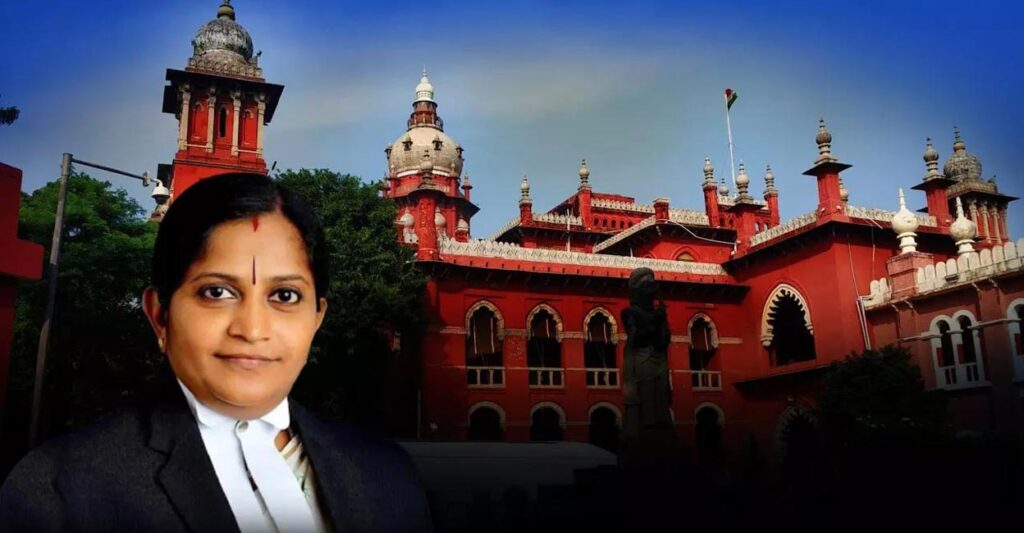 Senior woman lawyer LC Victoria Gowri