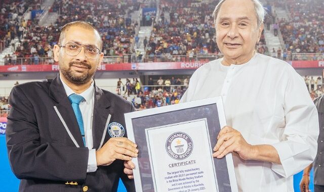 Birsa Munda Hockey Stadium has entered Guinness Book of World Records
