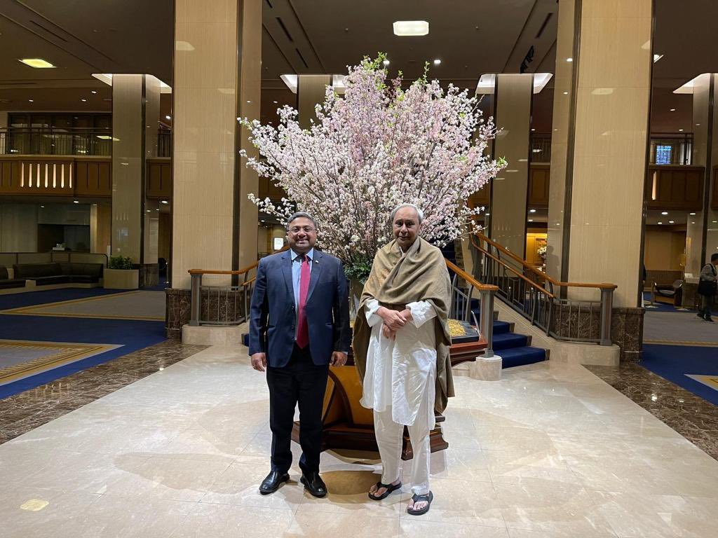 CM Naveen Patnaik at Tokyo