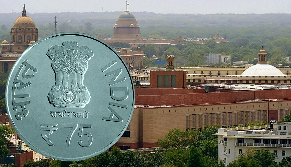 A Special 75-piece coin will be issued on occasion of inauguration of new Parliament building
