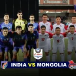 Intercontinental Cup Football Tournament India vs Mongolia