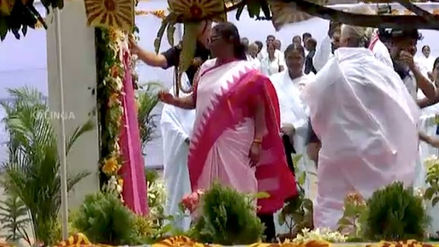 President at the Prajapitha Brahmakumari Centre