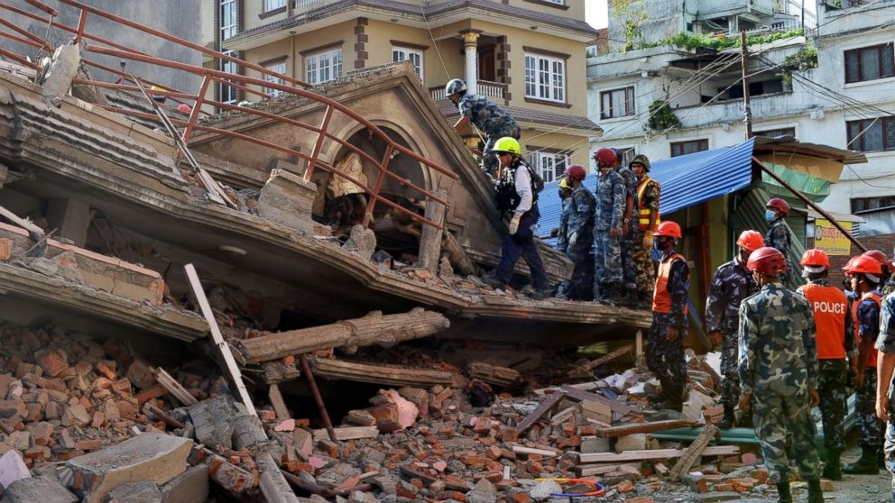 Strong Earthquake shook Nepal