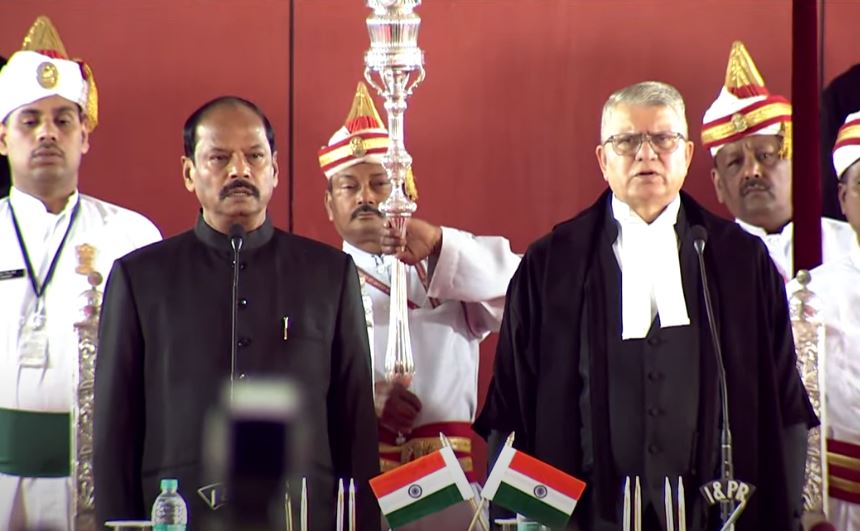 Justice Chakrahari Sharan Singh was sworn